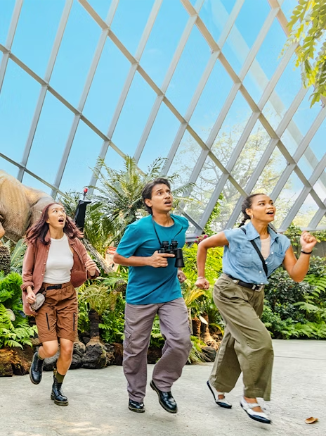 Gardens by the Bay Tickets: Cloud Forest (Jurassic World Experience) + Flower Dome + Floral Fantasy - Image 1