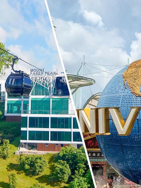Combo (Save 7%): Singapore Cable Car SkyPass + Universal Studios Tickets - Image 1